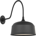 Academy 23" Flynn Barn Light | Matte Black | 16 | 16" Matte Black Rockhouse Shade