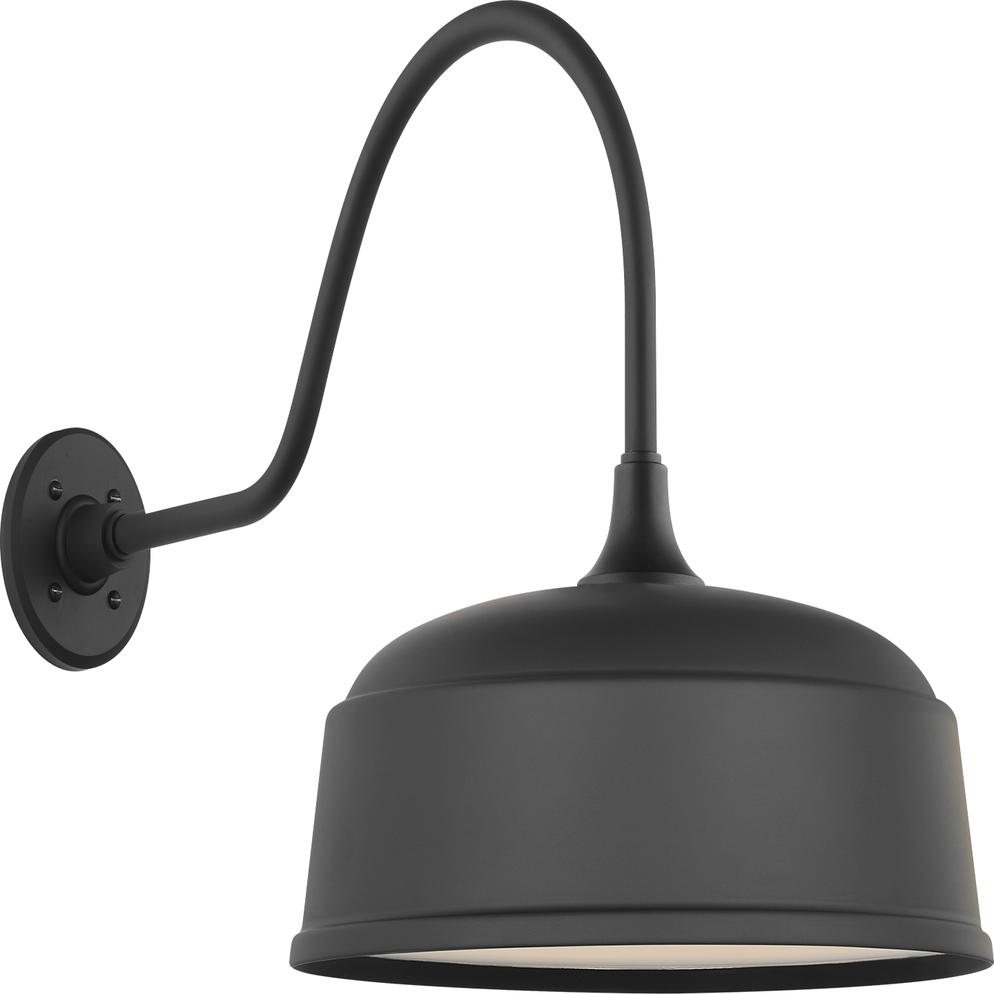 Academy 23" Flynn Barn Light | Matte Black | 16 | 16" Matte Black Rockhouse Shade