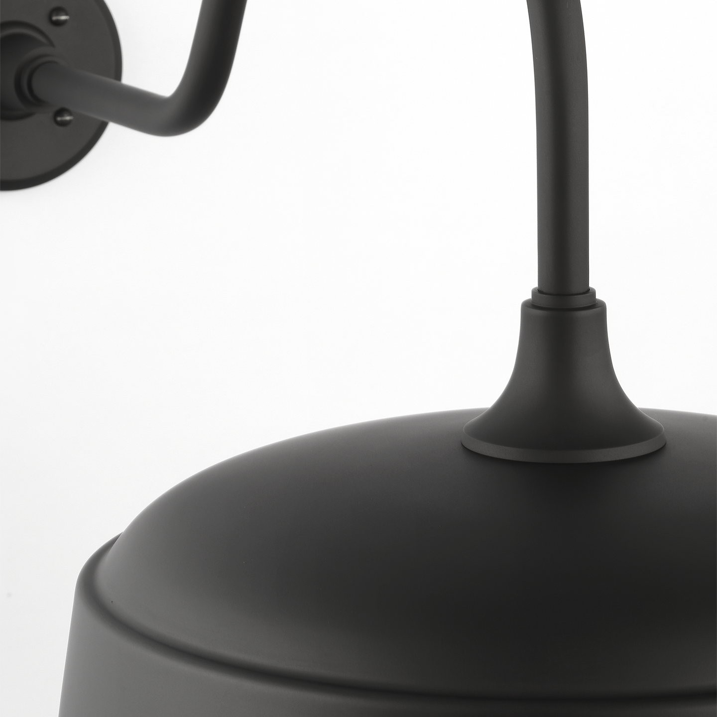 Academy 23" Flynn Barn Light | Matte Black | 16 | 16" Matte Black Rockhouse Shade