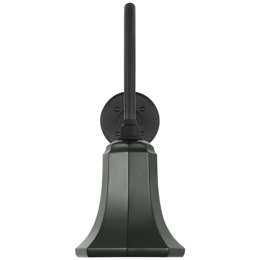 Academy 23" Flynn Barn Light | Matte Black | 7.5 | 7.5" Green Savannah Shade