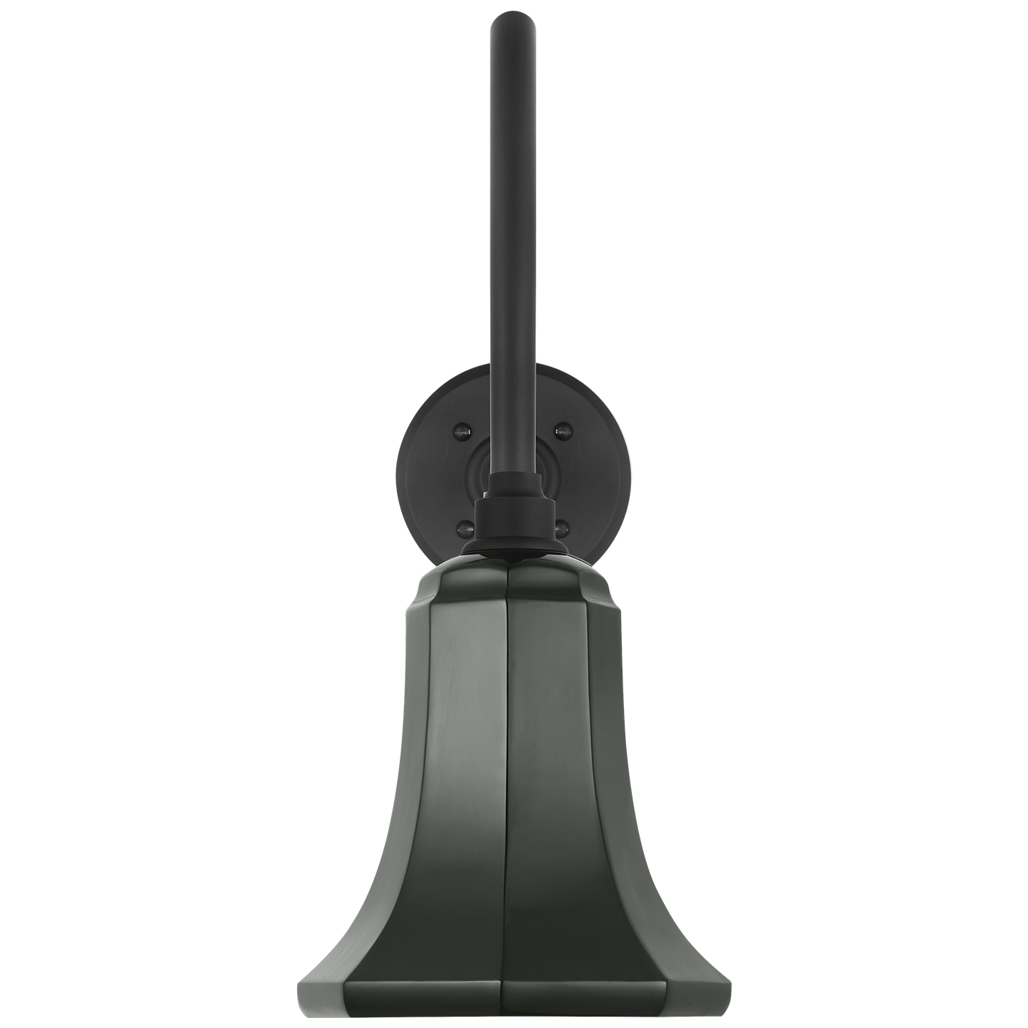 Academy 23" Flynn Barn Light | Matte Black | 7.5 | 7.5" Green Savannah Shade