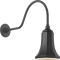 Academy 23" Flynn Barn Light | Matte Black | 7.5 | 7.5" Matte Black Savannah Shade