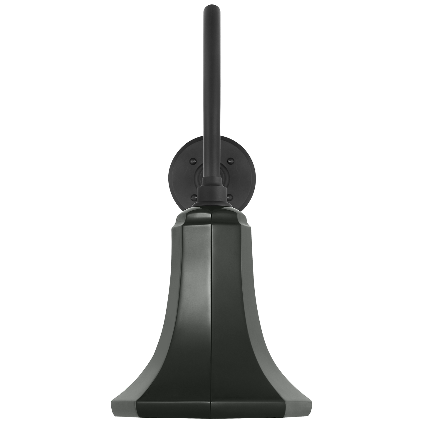 Academy 23" Flynn Barn Light | Matte Black | 9.25 | 9.25" Green Savannah Shade