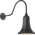 Academy 23" Flynn Barn Light | Matte Black | 9.25 | 9.25" Matte Black Savannah Shade