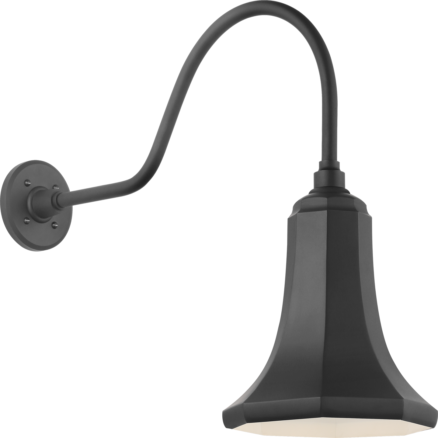 Academy 23" Flynn Barn Light | Matte Black | 9.25 | 9.25" Matte Black Savannah Shade