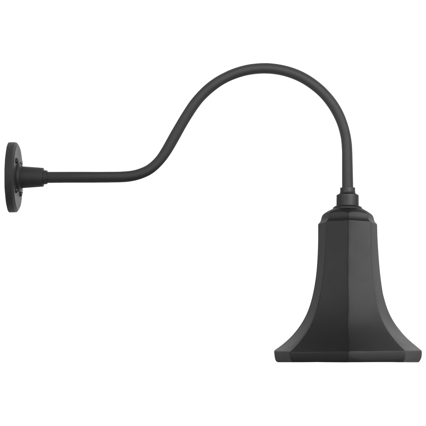 Academy 23" Flynn Barn Light | Matte Black | 9.25 | 9.25" Matte Black Savannah Shade