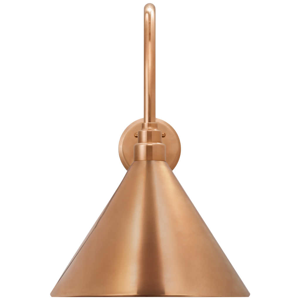 Academy 23" Flynn Barn Light | Soft Copper | 12.5 | 12.5" Soft Copper Conical Savannah Shade
