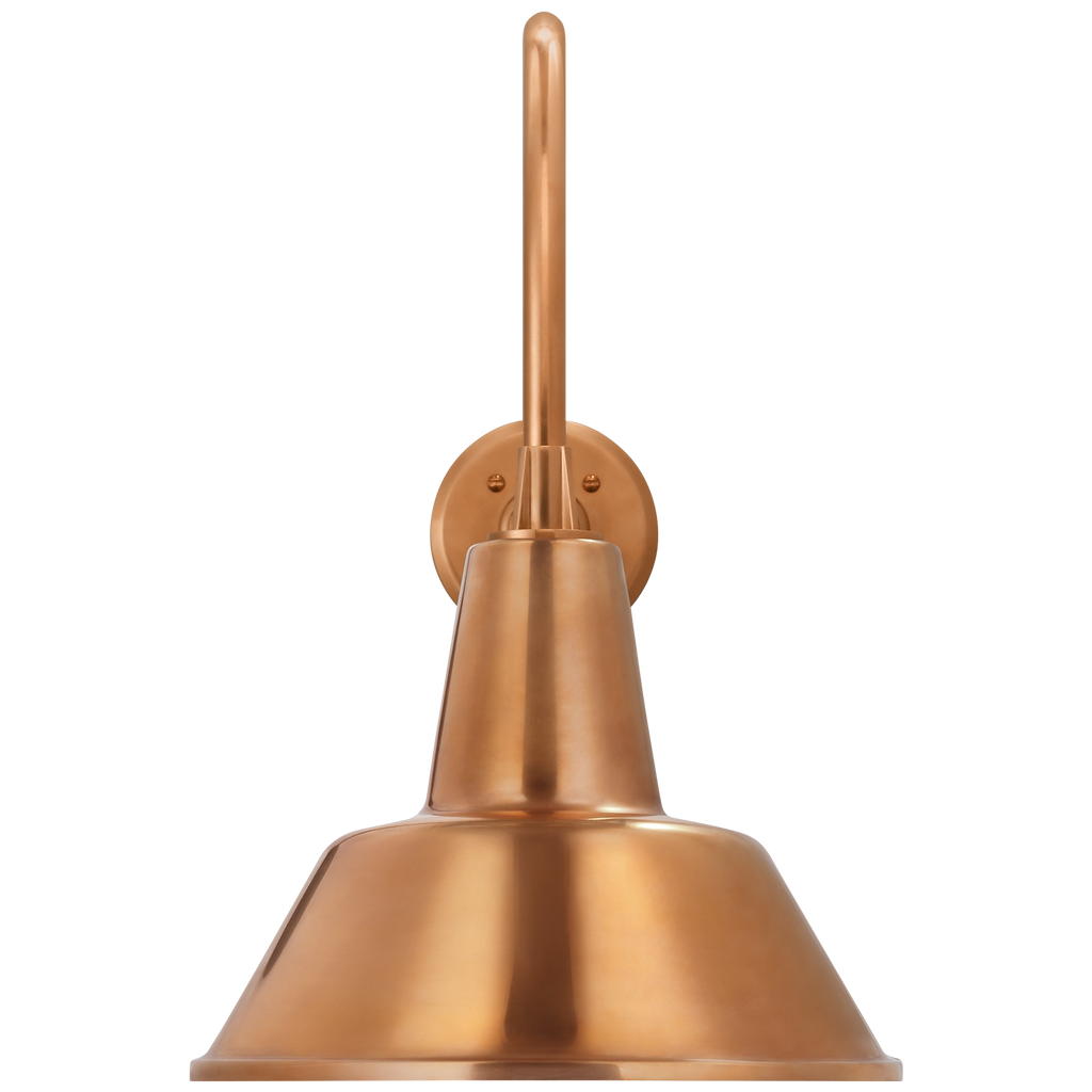Academy 23" Flynn Barn Light | Soft Copper | 12.5 | 12.5" Soft Copper Bowers Shade
