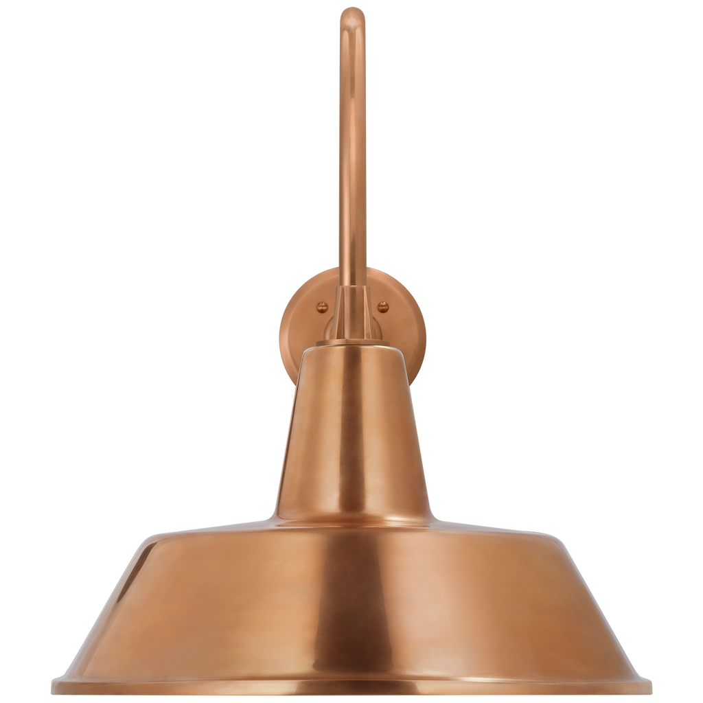 Academy 23" Flynn Barn Light | Soft Copper | 16 | 16" Soft Copper Bowers Shade