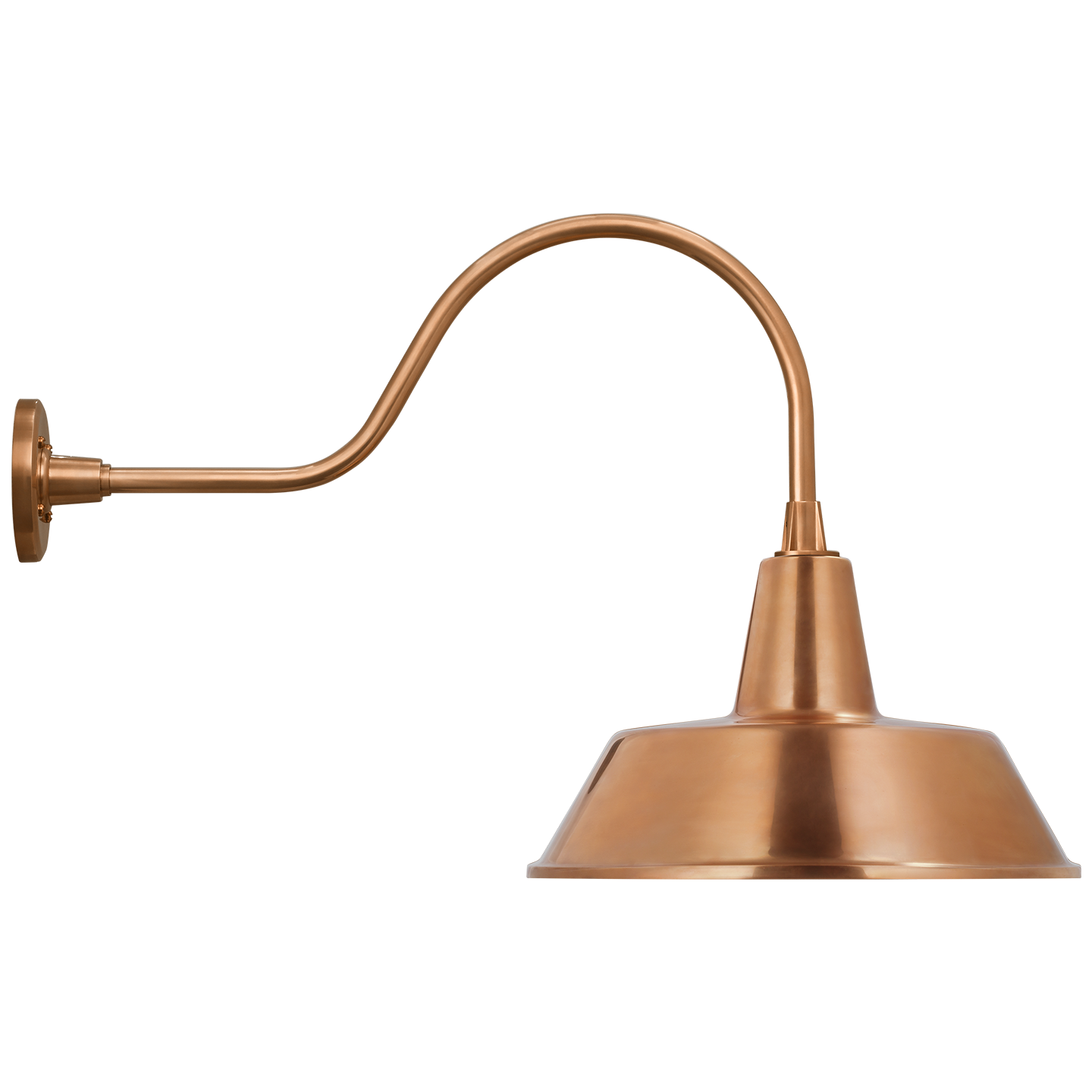 Academy 23" Flynn Barn Light | Soft Copper | 16 | 16" Soft Copper Bowers Shade