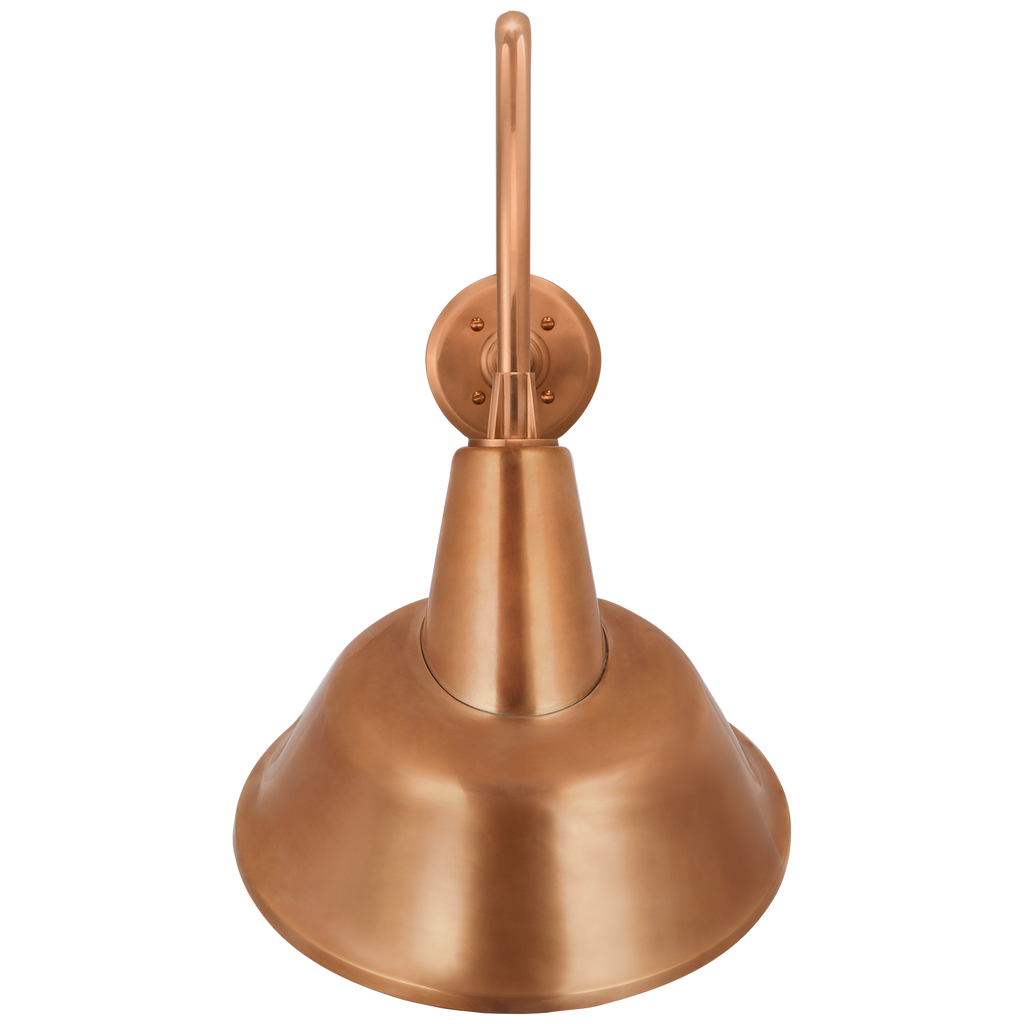 Academy 23" Flynn Barn Light | Soft Copper | 12.5 | 12.5" Soft Copper Tilted Bowers Shade