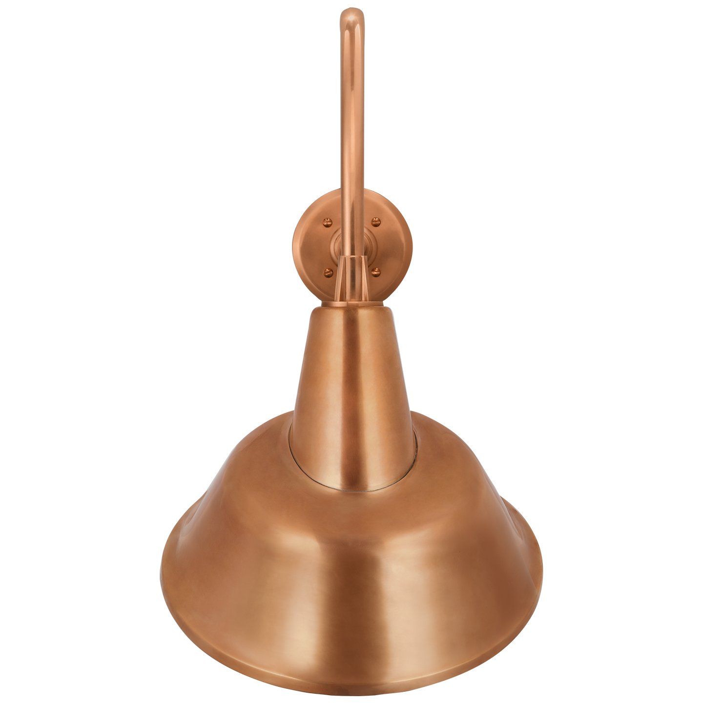 Academy 23" Flynn Barn Light | Soft Copper | 12.5 | 12.5" Soft Copper Tilted Bowers Shade