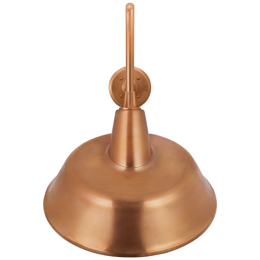 Academy 23" Flynn Barn Light | Soft Copper | 16 | 16" Soft Copper Tilted Bowers Shade