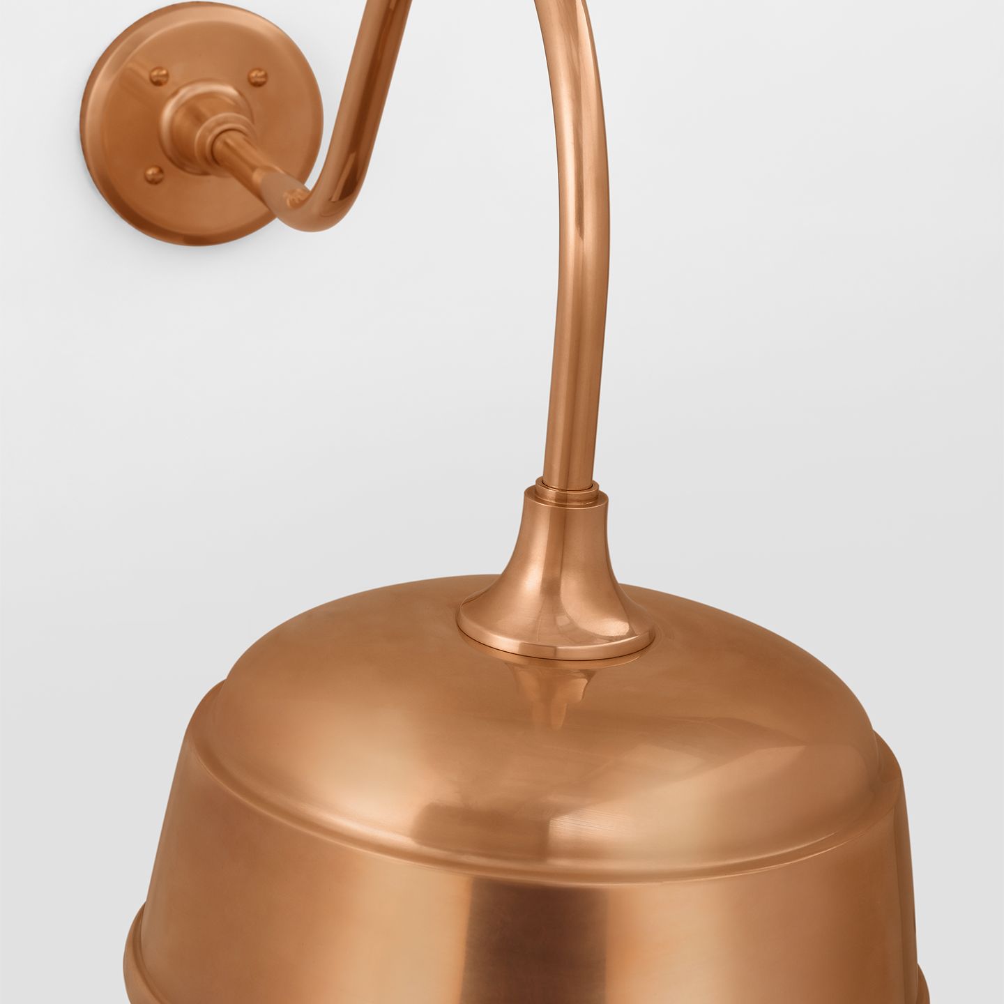 Academy 23" Flynn Barn Light | Soft Copper | 12.5 | 12.5" Soft Copper Rockhouse Shade