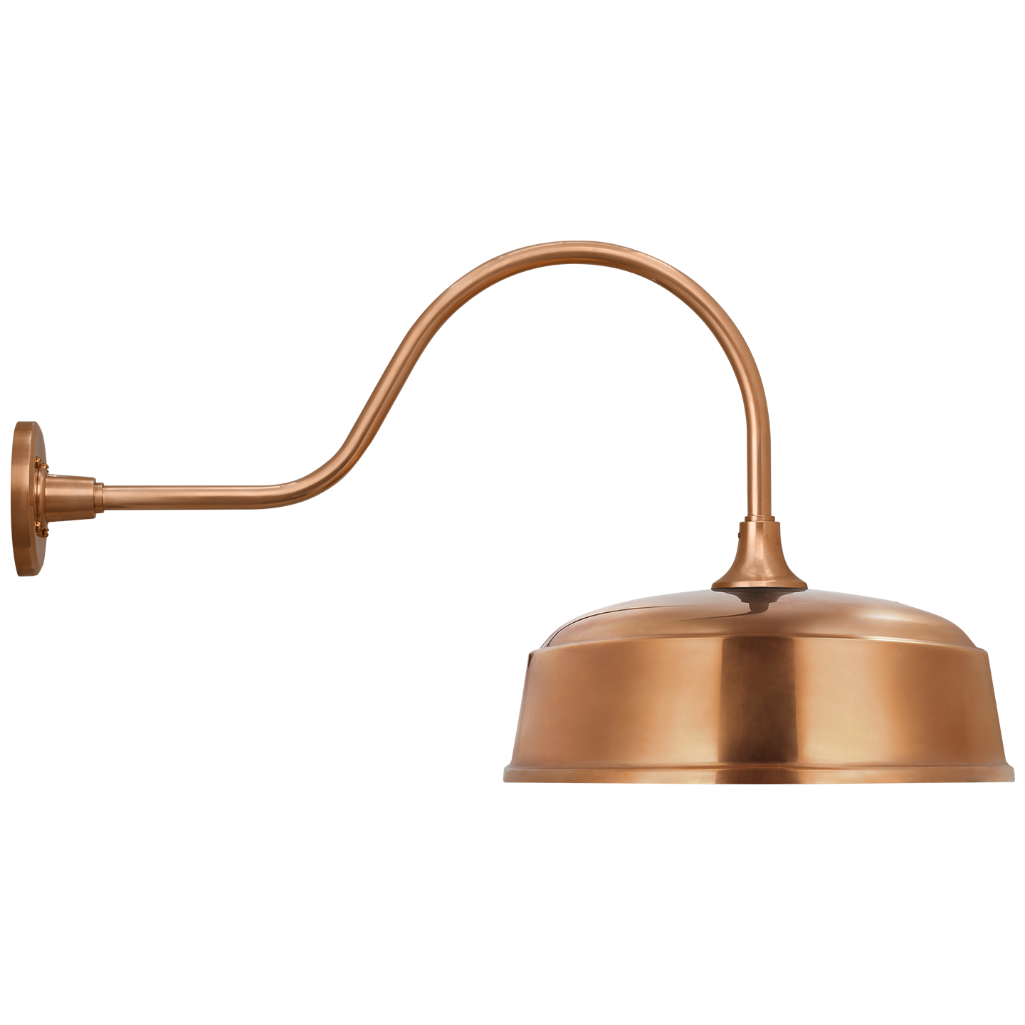 Academy 23" Flynn Barn Light | Soft Copper | 16 | 16" Soft Copper Rockhouse Shade