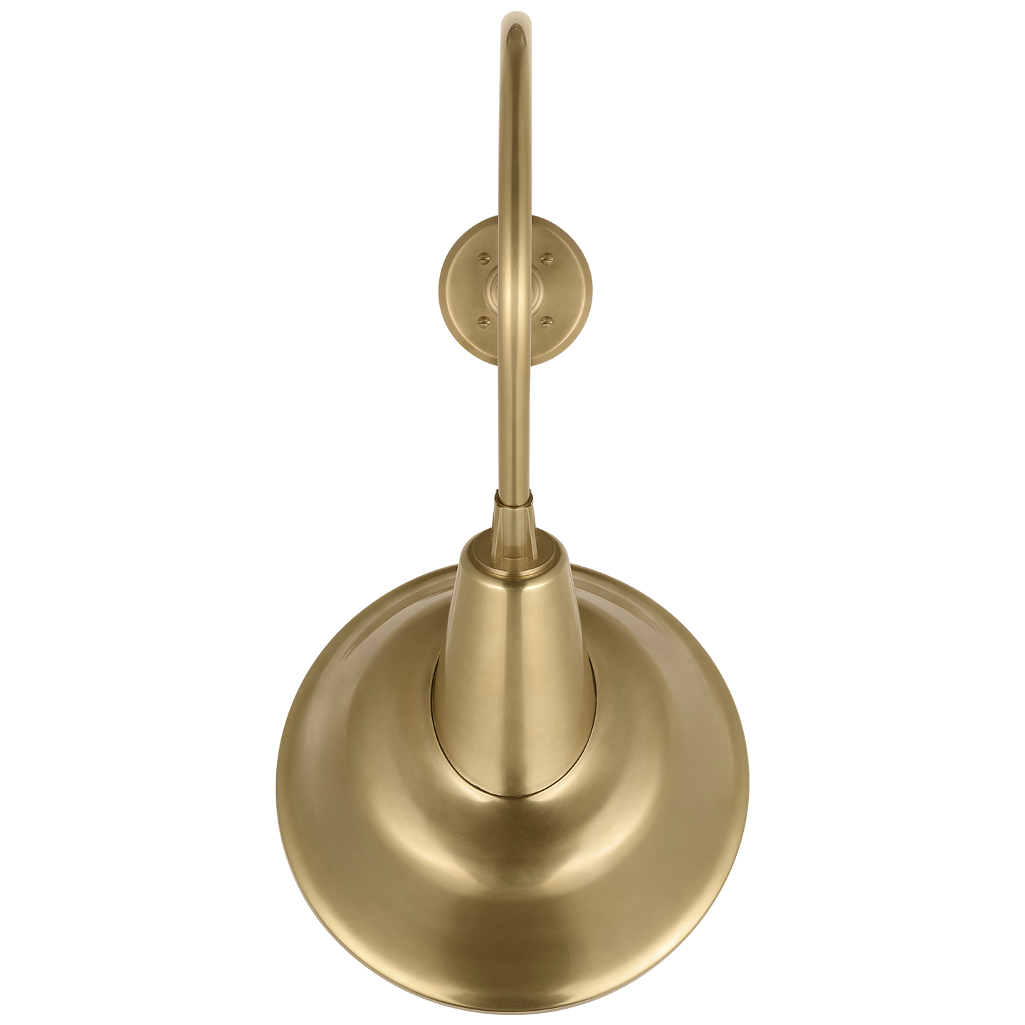 Academy 26" Angled Flynn Barn Light | Hand-Rubbed Antique Brass | 12.5 | 12.5" Hand-Rubbed Antique Brass Tilted Bowers Shade