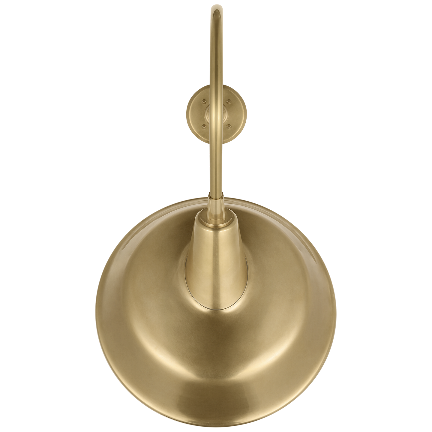 Academy 26" Angled Flynn Barn Light | Hand-Rubbed Antique Brass | 16 | 16" Hand-Rubbed Antique Brass Tilted Bowers Shade