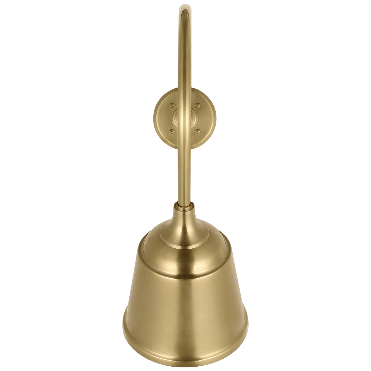Academy 26" Angled Flynn Barn Light | Hand-Rubbed Antique Brass | 8 | 8" Hand-Rubbed Antique Brass Rockhouse Shade