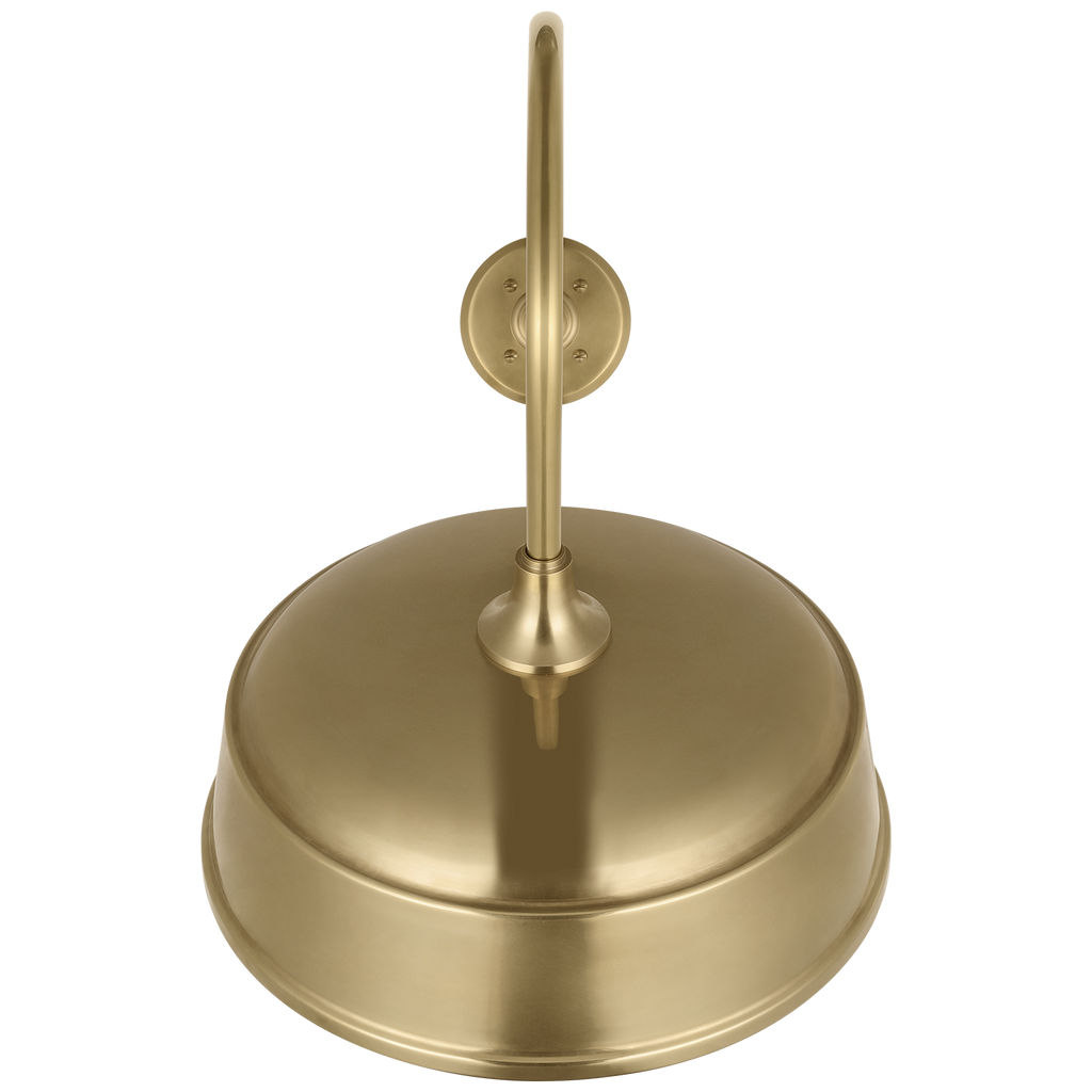 Academy 26" Angled Flynn Barn Light | Hand-Rubbed Antique Brass | 16 | 16" Hand-Rubbed Antique Brass Rockhouse Shade