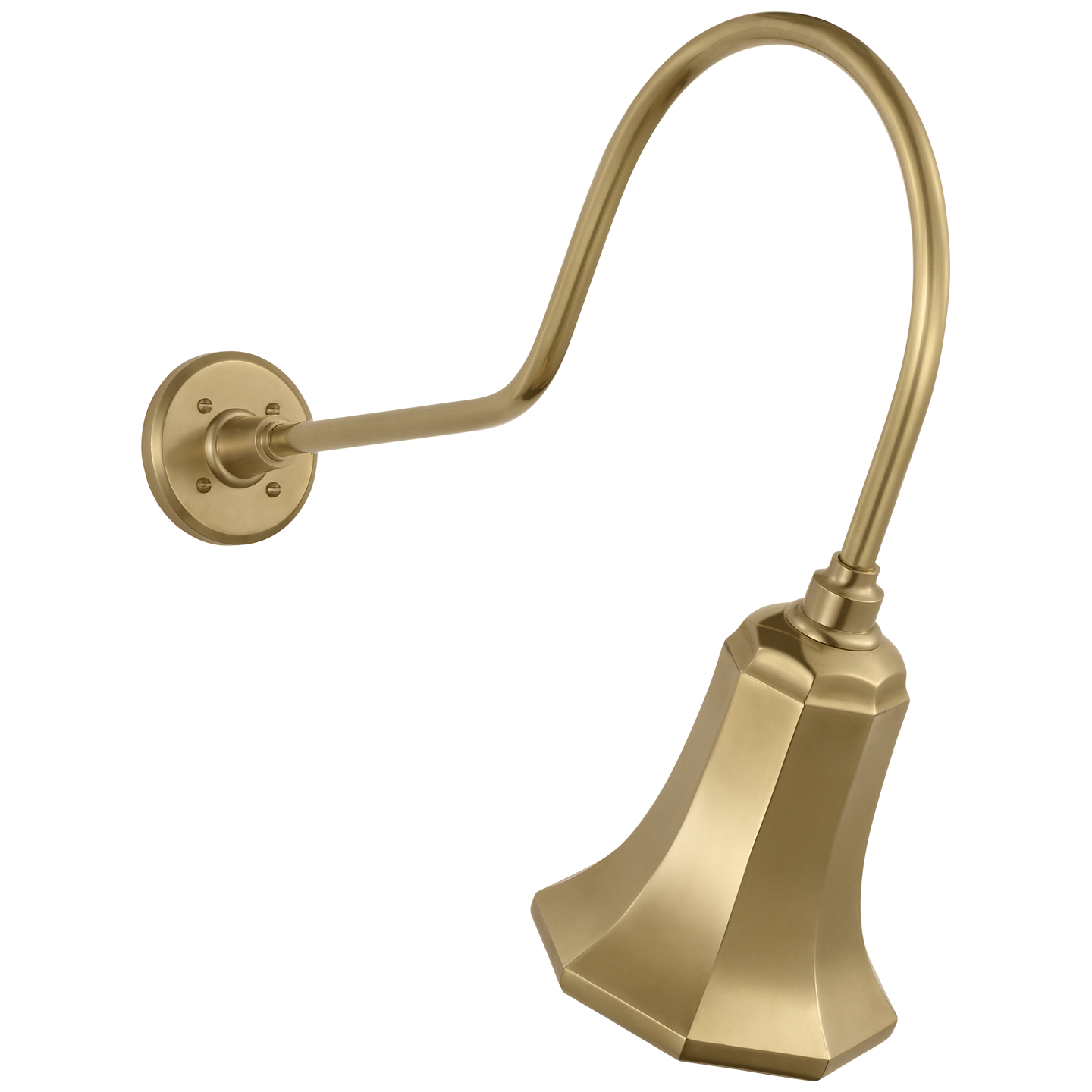 Academy 26" Angled Flynn Barn Light | Hand-Rubbed Antique Brass | 7.5 | 7.5" Hand-Rubbed Antique Brass Savannah Shade