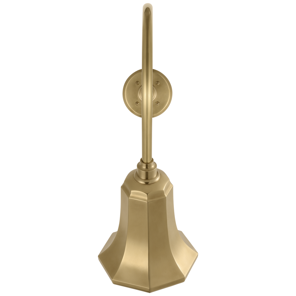 Academy 26" Angled Flynn Barn Light | Hand-Rubbed Antique Brass | 7.5 | 7.5" Hand-Rubbed Antique Brass Savannah Shade