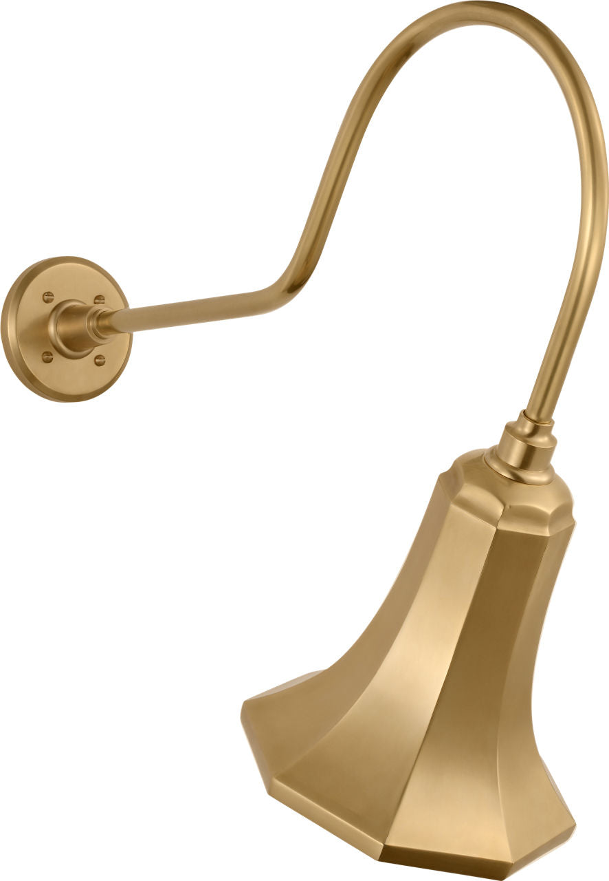 Academy 26" Angled Flynn Barn Light | Hand-Rubbed Antique Brass | 9.25 | 9.25" Hand-Rubbed Antique Brass Savannah Shade