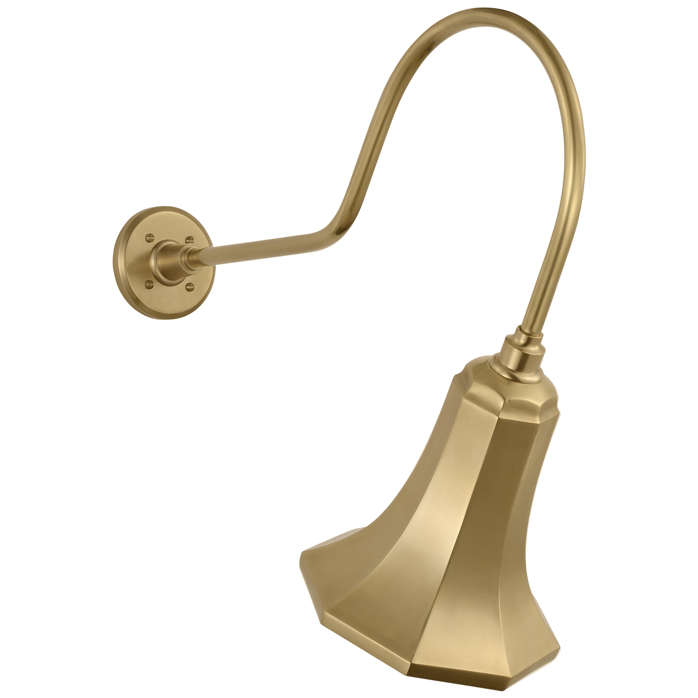 Academy 26" Angled Flynn Barn Light | Hand-Rubbed Antique Brass | 9.25 | 9.25" Hand-Rubbed Antique Brass Savannah Shade