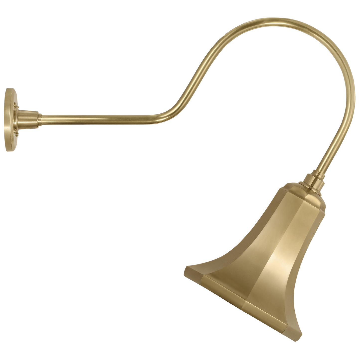 Academy 26" Angled Flynn Barn Light | Hand-Rubbed Antique Brass | 9.25 | 9.25" Hand-Rubbed Antique Brass Savannah Shade
