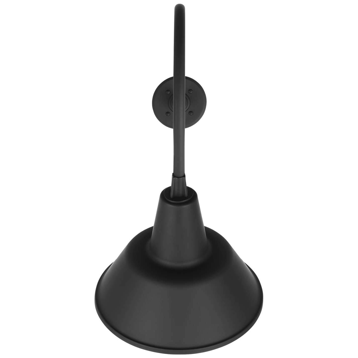 Academy 26" Angled Flynn Barn Light | Matte Black | 12.5 | 12.5" Matte Black Bowers Shade