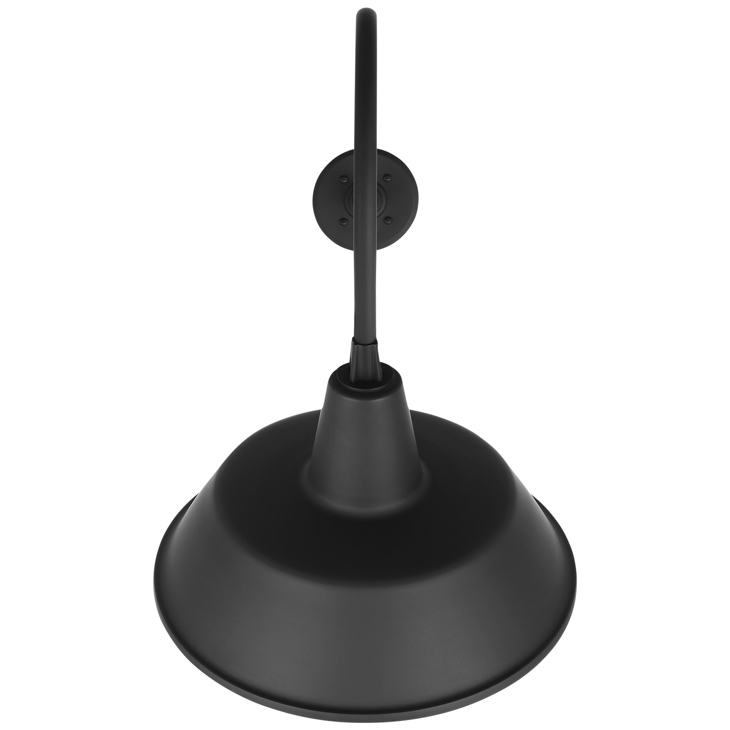 Academy 26" Angled Flynn Barn Light | Matte Black | 16 | 16" Matte Black Bowers Shade