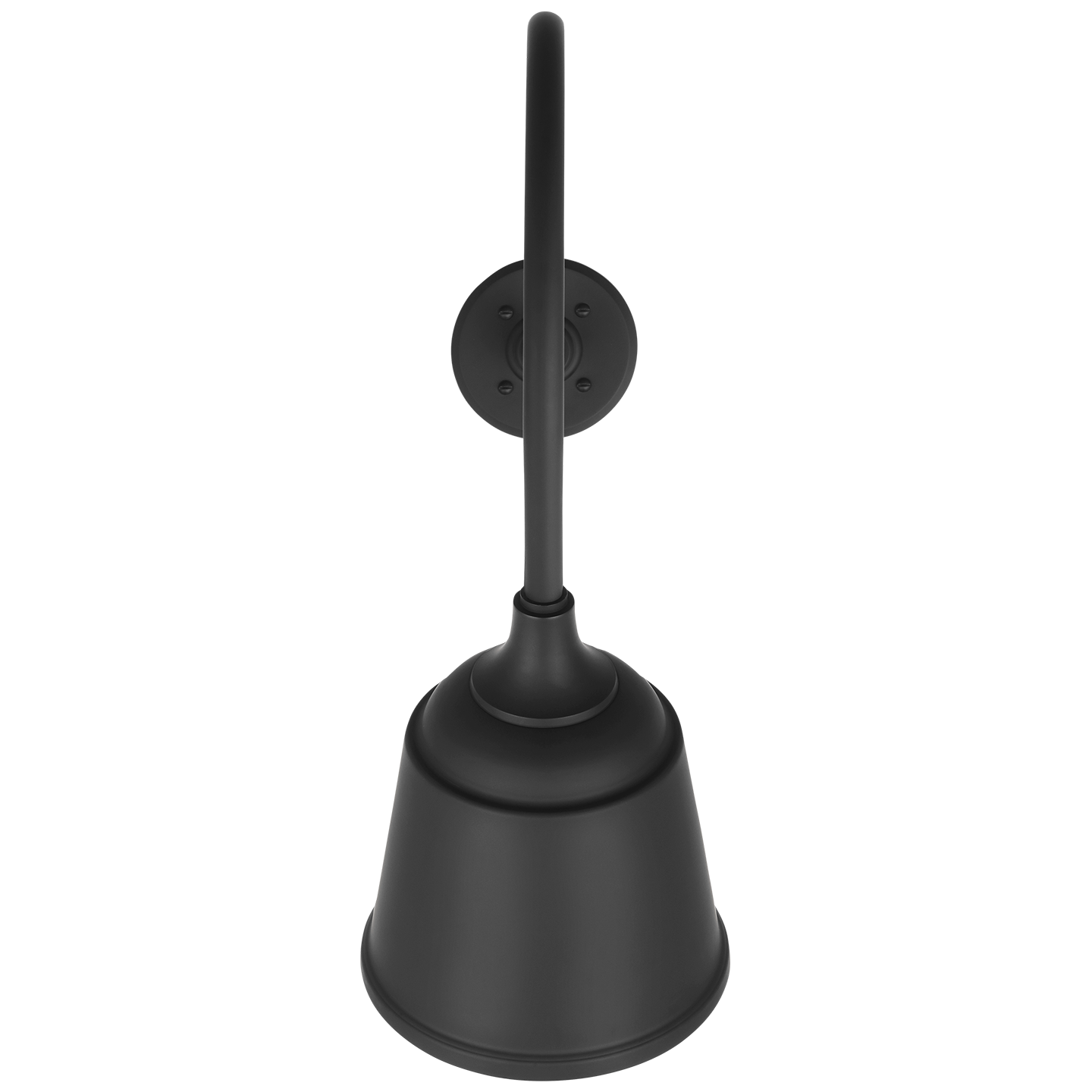 Academy 26" Angled Flynn Barn Light | Matte Black | 8 | 8" Matte Black Rockhouse Shade