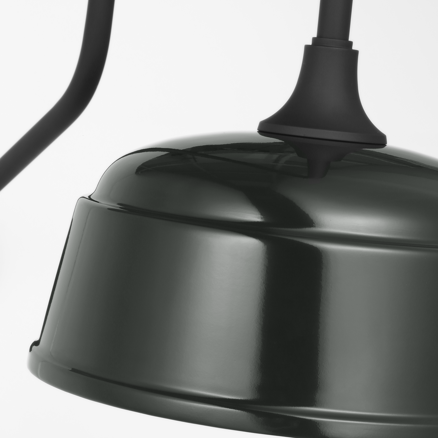 Academy 26" Angled Flynn Barn Light | Matte Black | 12.5 | 12.5" Green Rockhouse Shade