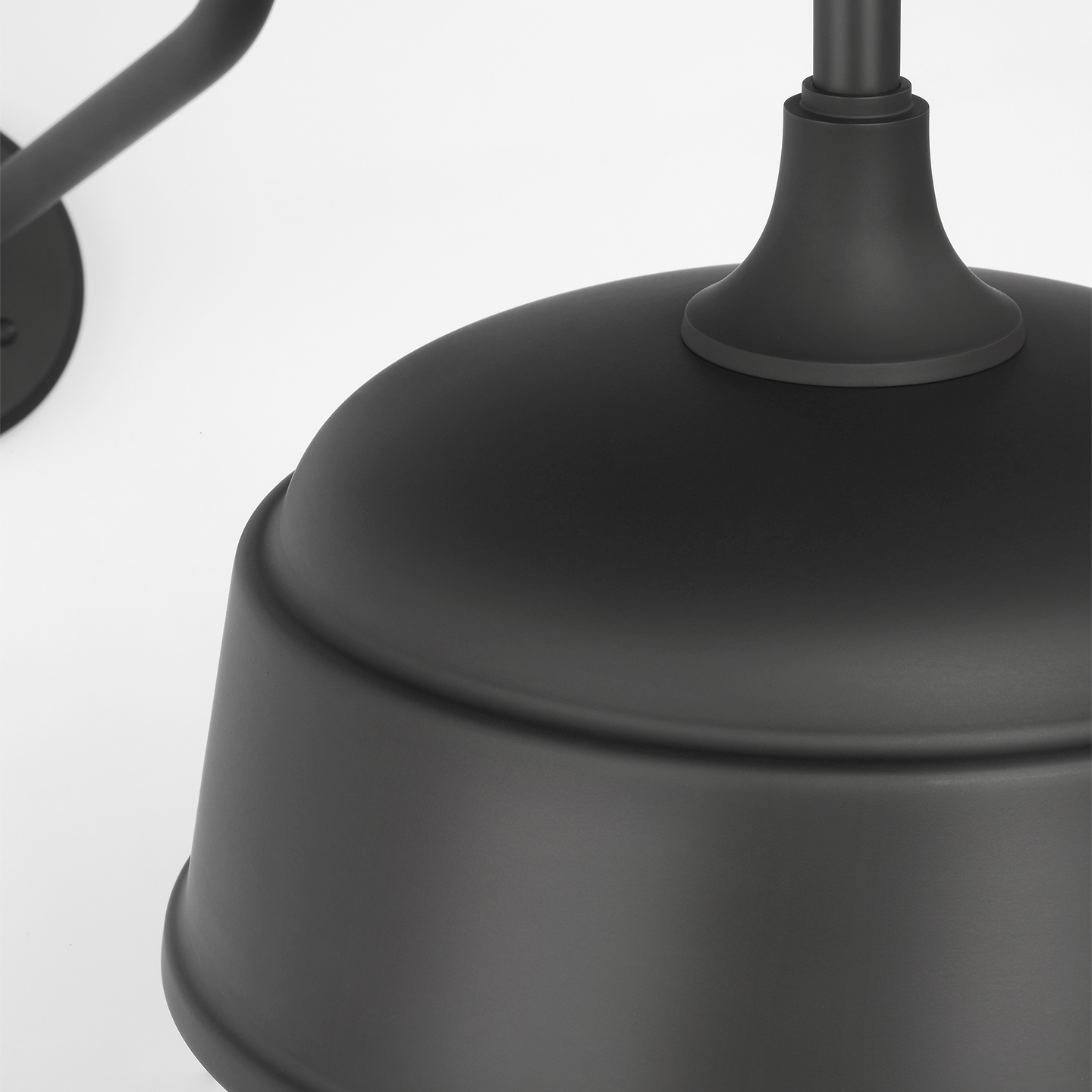 Academy 26" Angled Flynn Barn Light | Matte Black | 12.5 | 12.5" Matte Black Rockhouse Shade