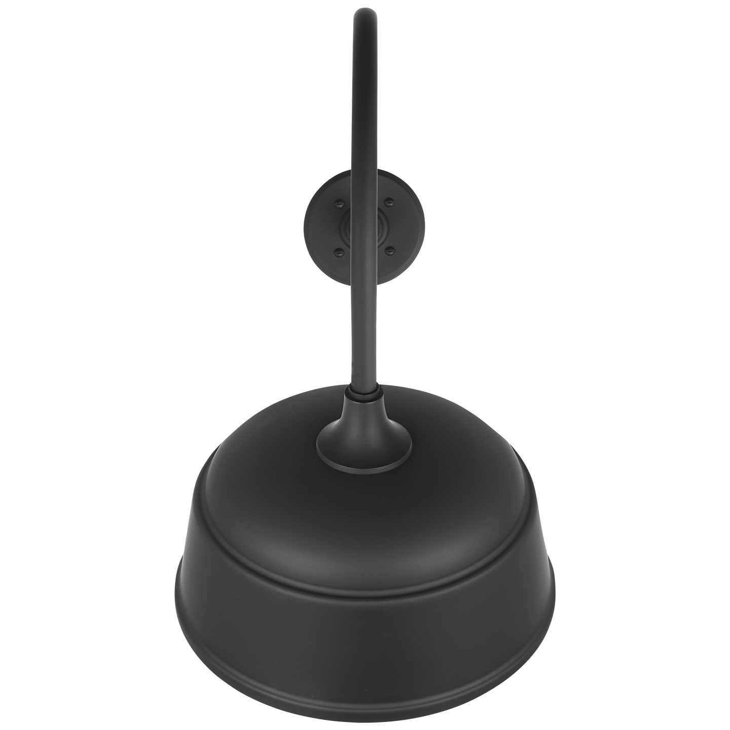 Academy 26" Angled Flynn Barn Light | Matte Black | 12.5 | 12.5" Matte Black Rockhouse Shade
