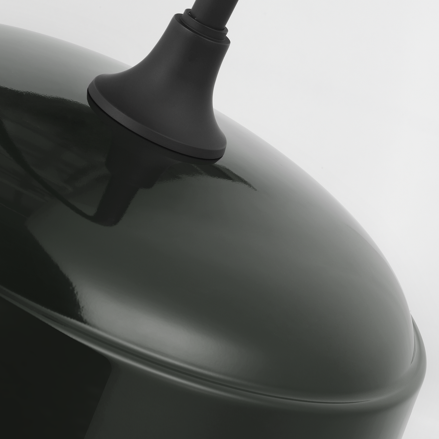 Academy 26" Angled Flynn Barn Light | Matte Black | 16 | 16" Green Rockhouse Shade