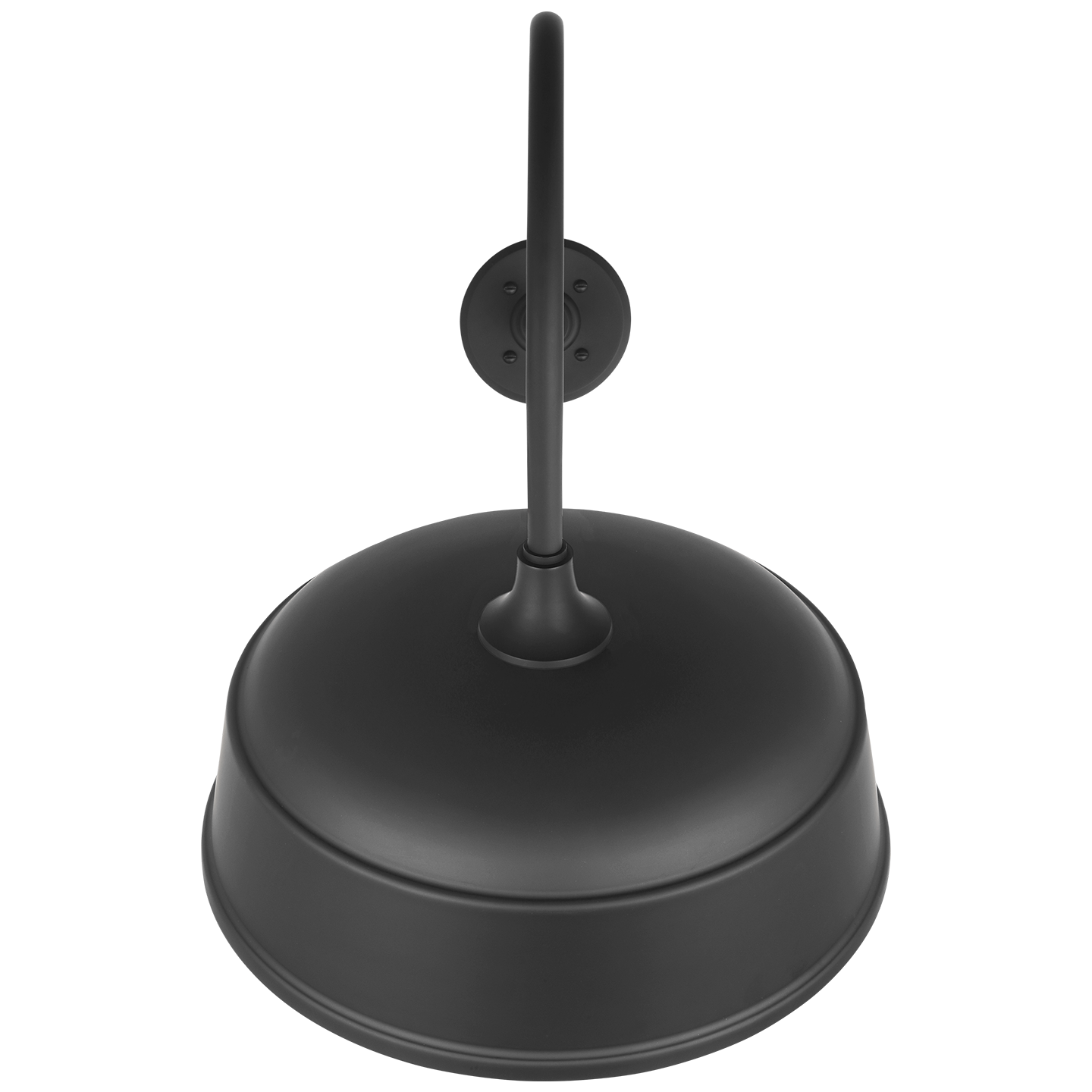 Academy 26" Angled Flynn Barn Light | Matte Black | 16 | 16" Matte Black Rockhouse Shade