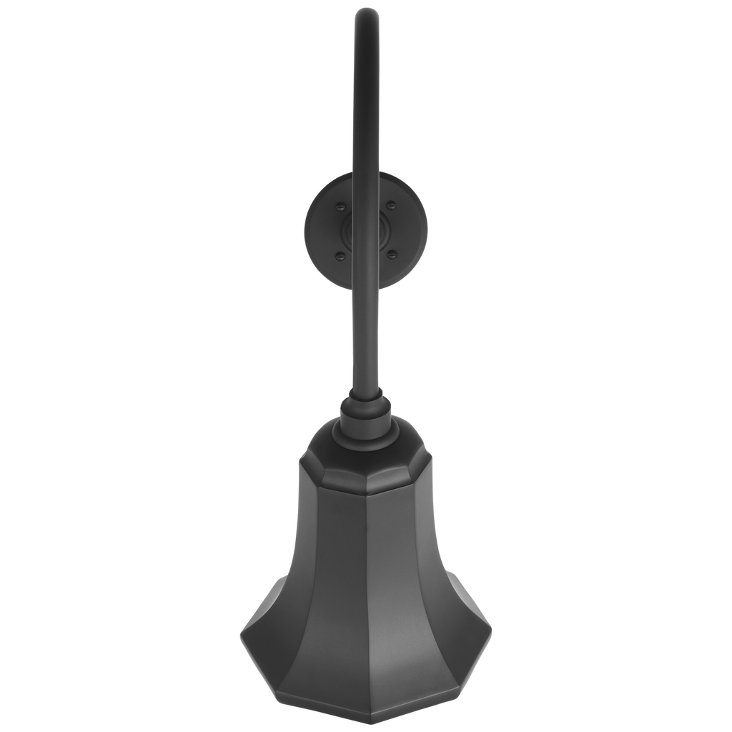 Academy 26" Angled Flynn Barn Light | Matte Black | 7.5 | 7.5" Matte Black Savannah Shade