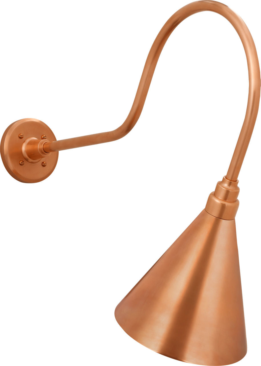 Academy 26" Angled Flynn Barn Light | Soft Copper | 9\