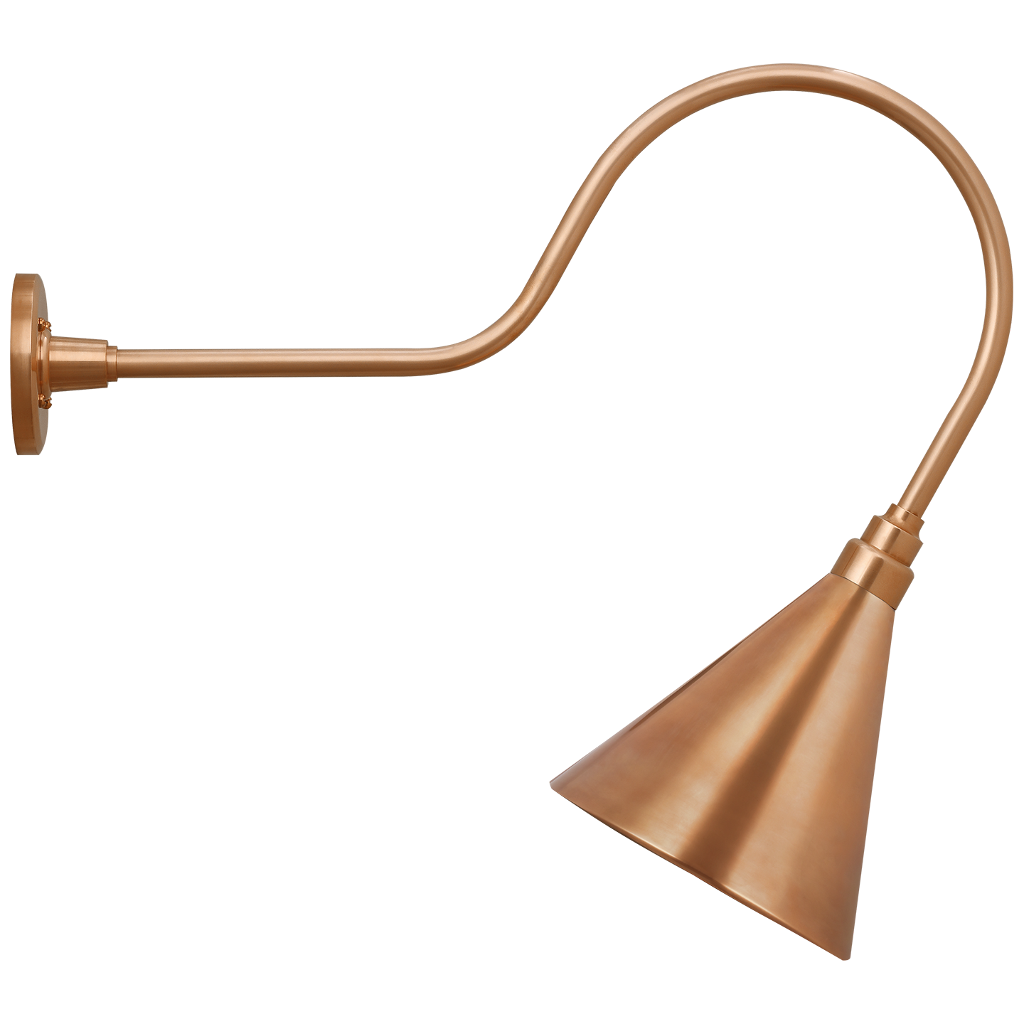 Academy 26" Angled Flynn Barn Light | Soft Copper | 9\