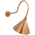 Academy 26" Angled Flynn Barn Light | Soft Copper | 12.5 | 12.5" Soft Copper Conical Savannah Shade