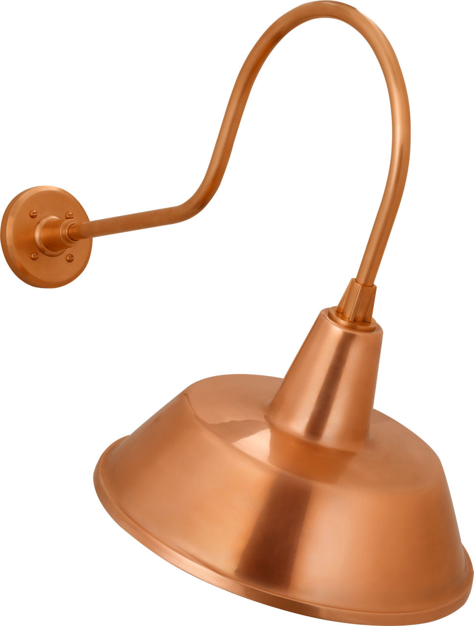 Academy 26" Angled Flynn Barn Light | Soft Copper | 16 | 16" Soft Copper Bowers Shade