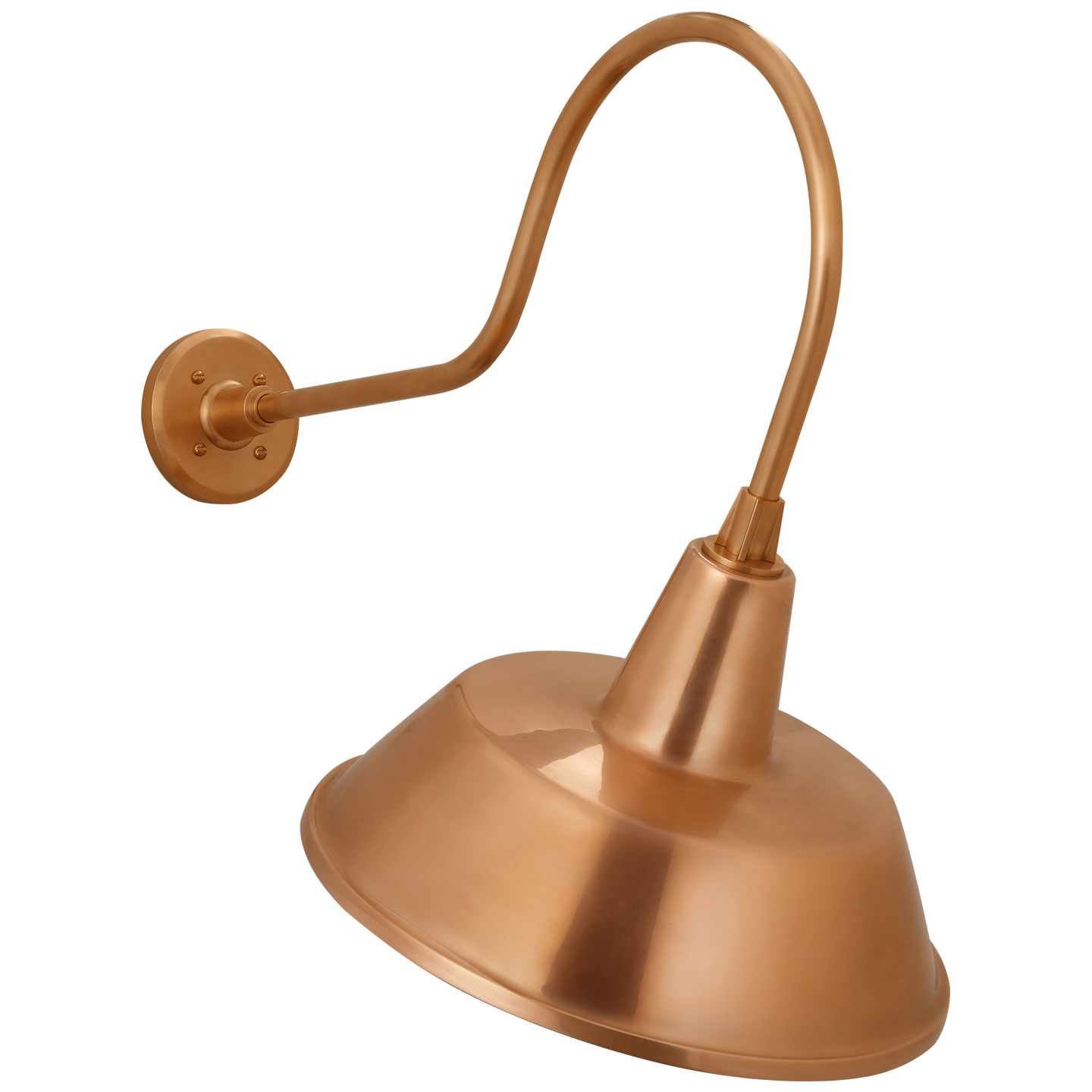 Academy 26" Angled Flynn Barn Light | Soft Copper | 16 | 16" Soft Copper Bowers Shade