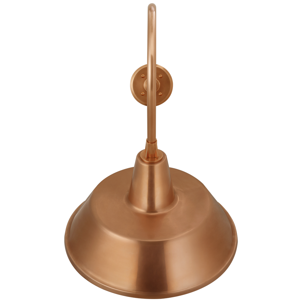 Academy 26" Angled Flynn Barn Light | Soft Copper | 16 | 16" Soft Copper Bowers Shade
