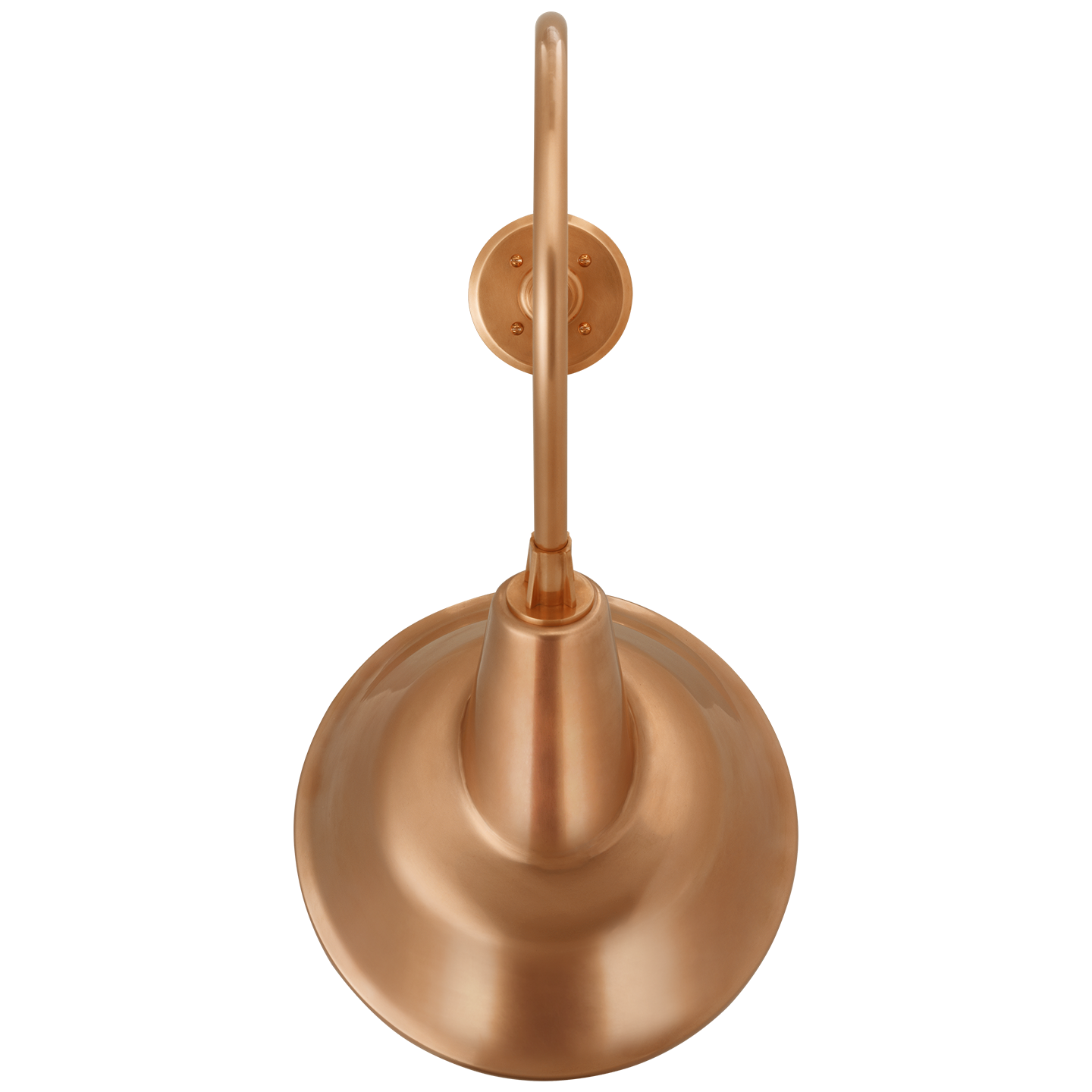 Academy 26" Angled Flynn Barn Light | Soft Copper | 12.5 | 12.5" Soft Copper Tilted Bowers Shade