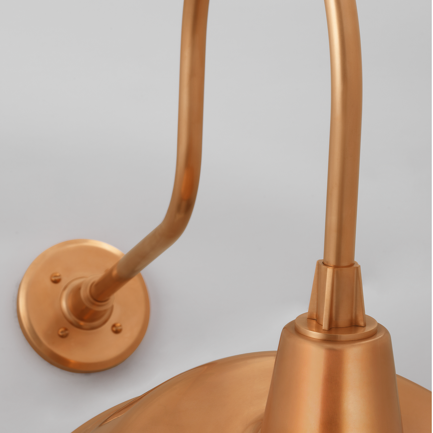 Academy 26" Angled Flynn Barn Light | Soft Copper | 16 | 16" Soft Copper Tilted Bowers Shade