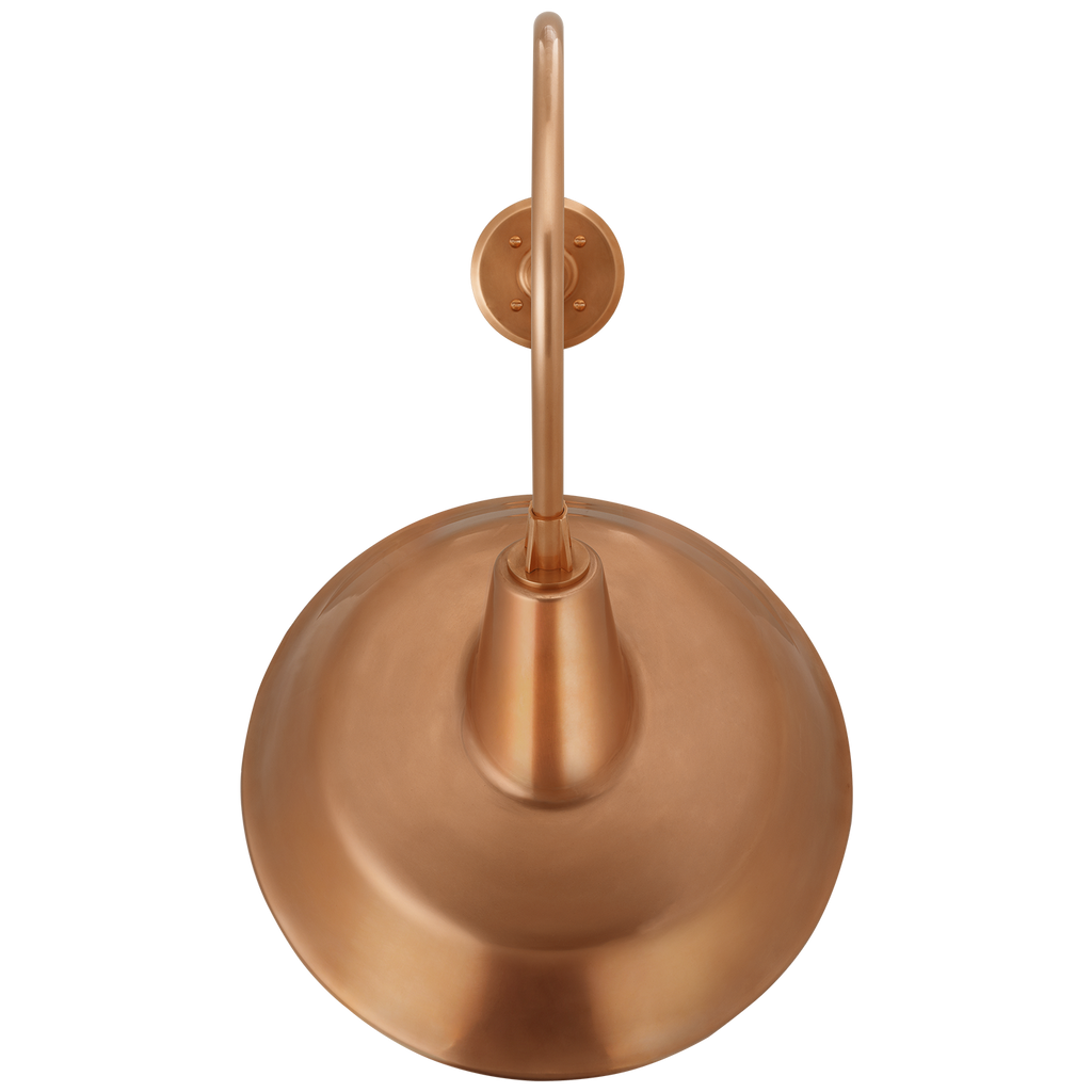 Academy 26" Angled Flynn Barn Light | Soft Copper | 16 | 16" Soft Copper Tilted Bowers Shade