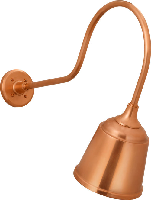 Academy 26" Angled Flynn Barn Light | Soft Copper | 8\