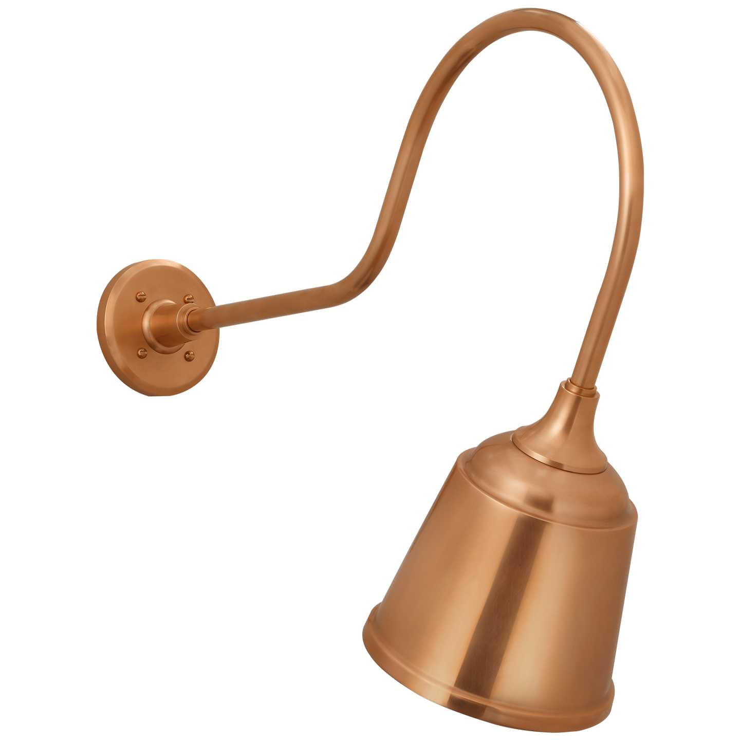 Academy 26" Angled Flynn Barn Light | Soft Copper | 8\