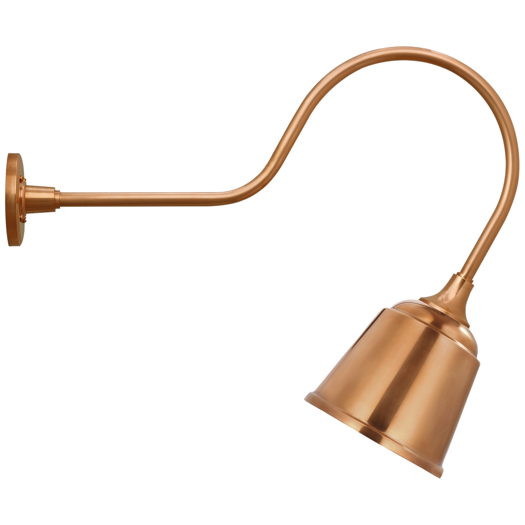 Academy 26" Angled Flynn Barn Light | Soft Copper | 8\