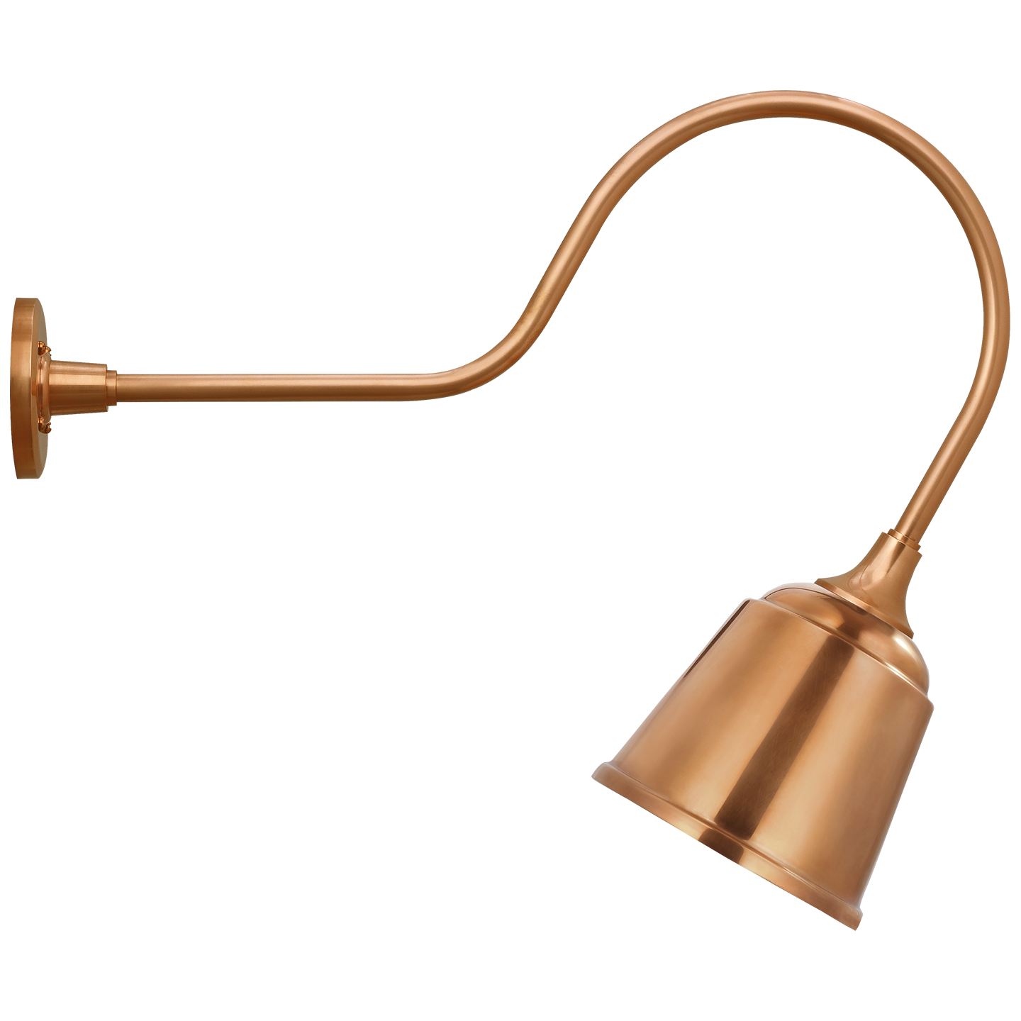 Academy 26" Angled Flynn Barn Light | Soft Copper | 8\